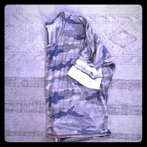 Express OneElleven Camo Baseball Tee